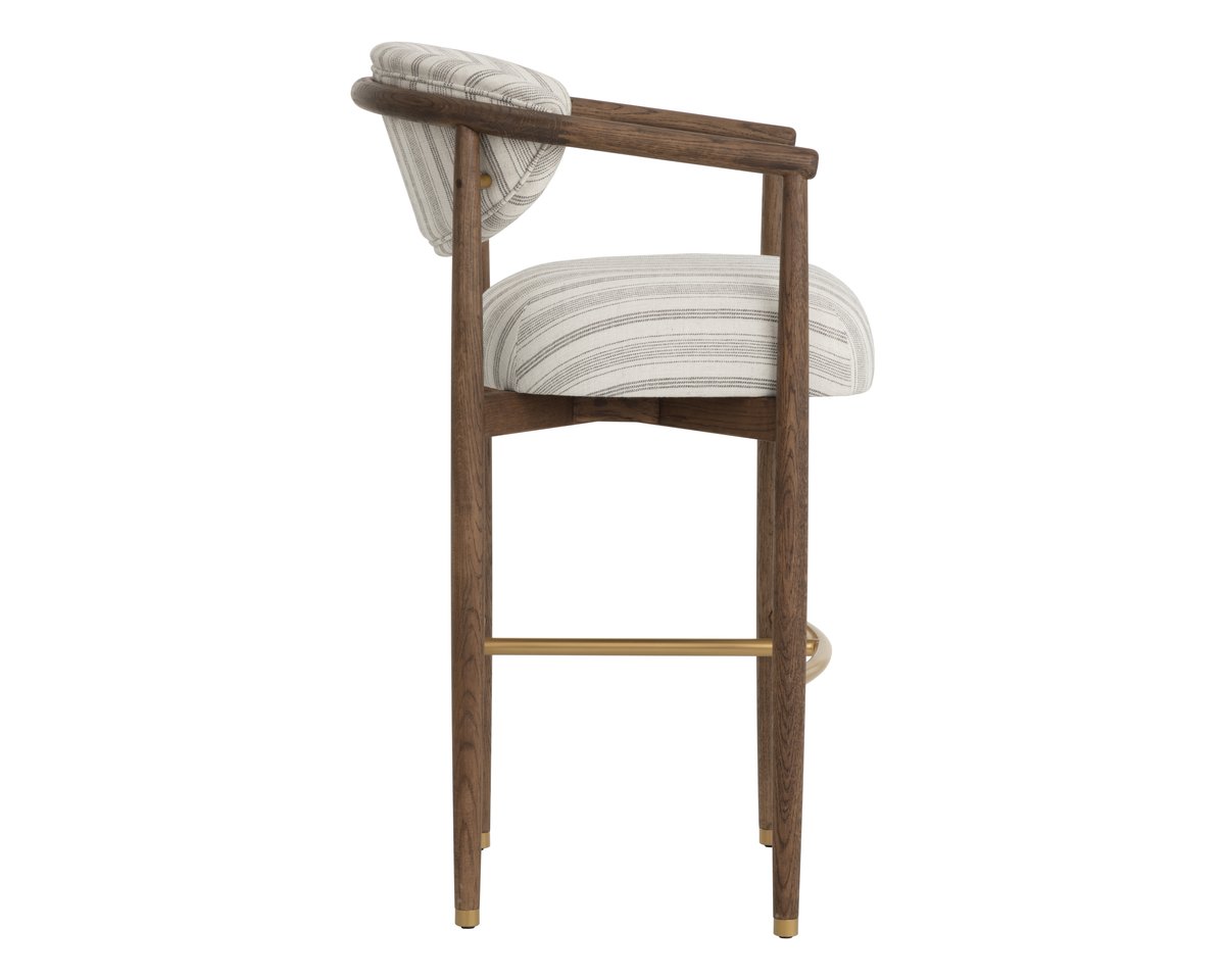 SUNPAN Sigrid Soft Fabric Barstool