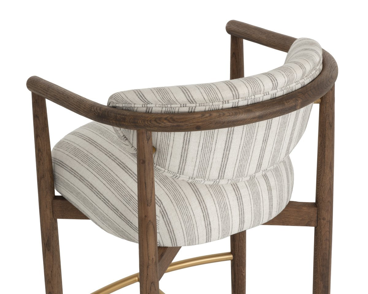 SUNPAN Sigrid Soft Fabric Barstool
