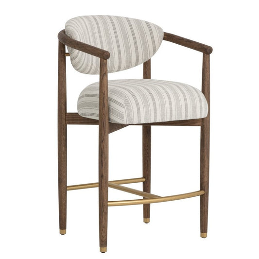 Sigrid Fabric Counter Stool