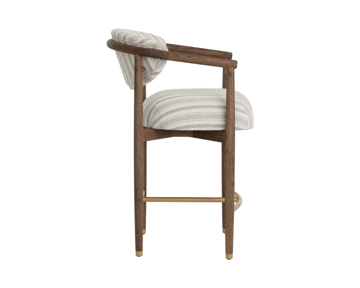 SUNPAN Sigrid Fabric Counter Stool