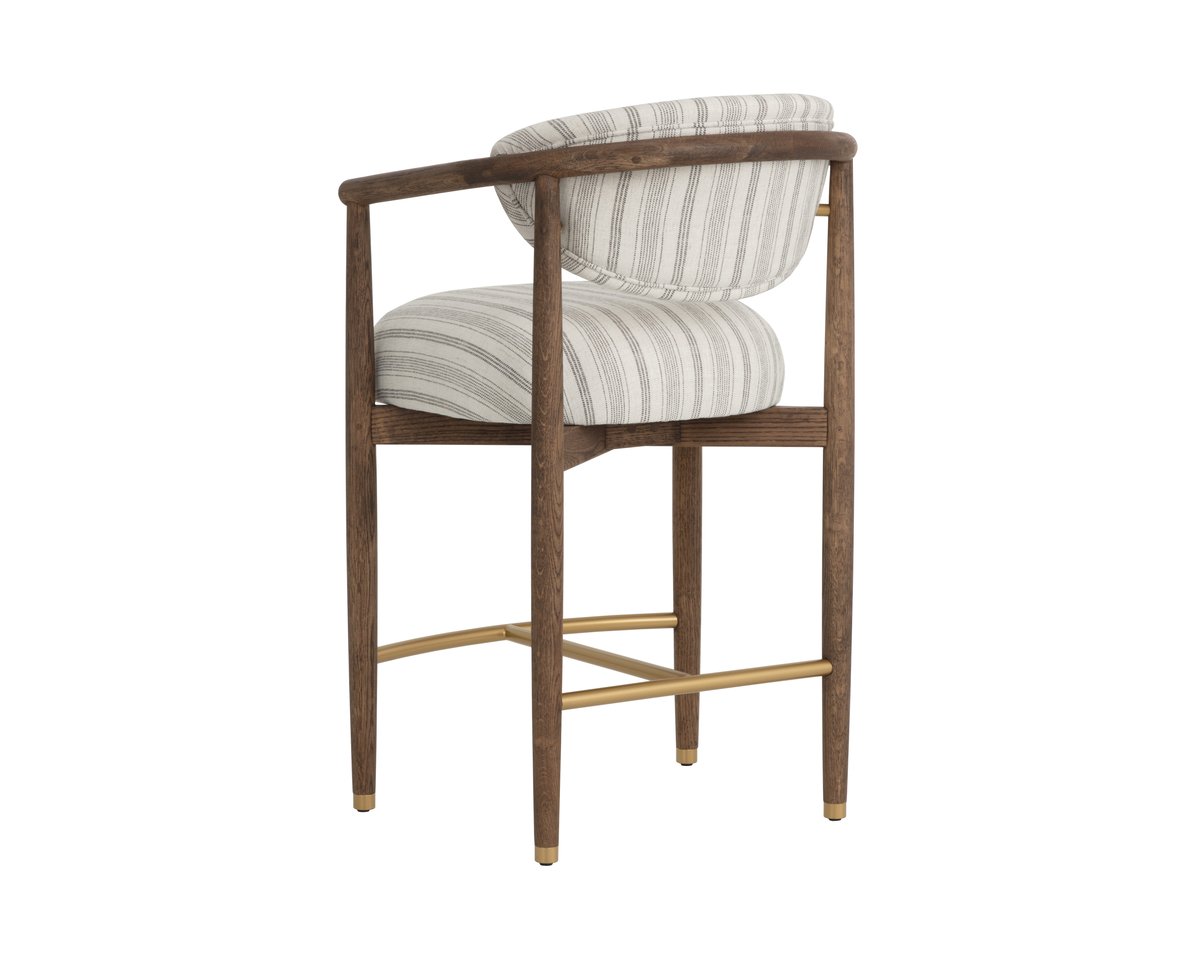 SUNPAN Sigrid Fabric Counter Stool
