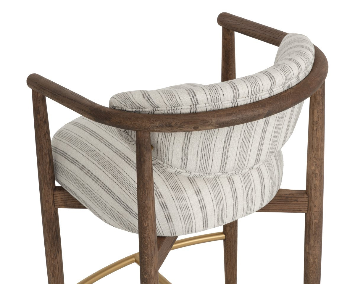 SUNPAN Sigrid Fabric Counter Stool