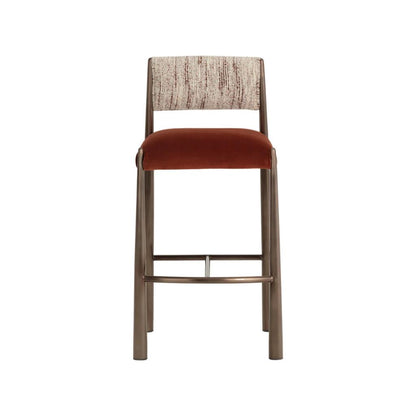 SUNPAN Bayard Faux Leather Barstool