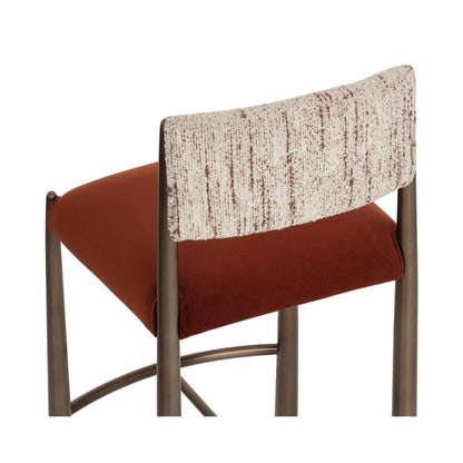 SUNPAN Bayard Faux Leather Barstool