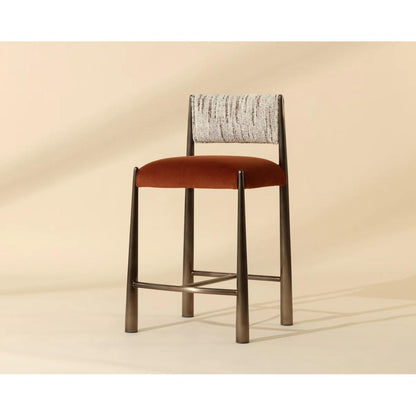 SUNPAN Bayard Faux Leather Counter Stool