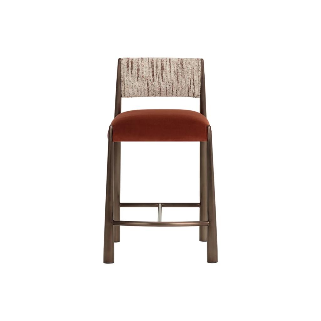 SUNPAN Bayard Faux Leather Counter Stool