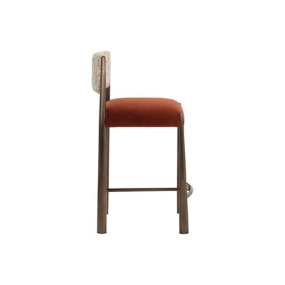 SUNPAN Bayard Faux Leather Counter Stool