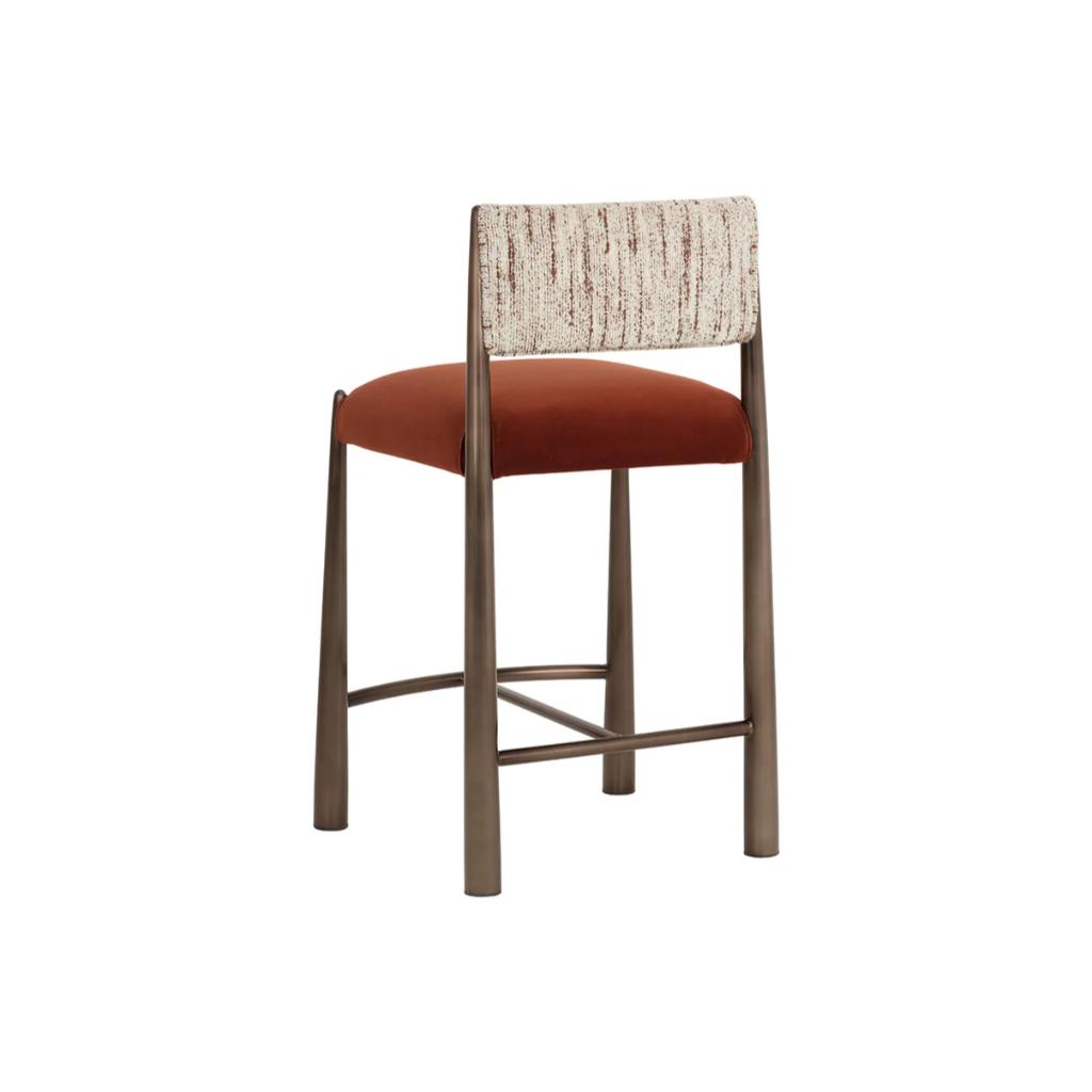 SUNPAN Bayard Faux Leather Counter Stool