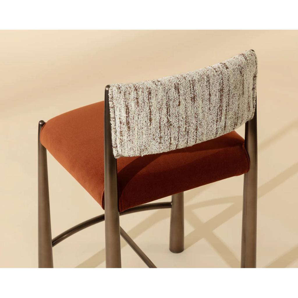 SUNPAN Bayard Faux Leather Counter Stool