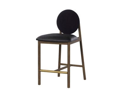 SUNPAN Orabell Mid-Century Faux Leather Counter Stool