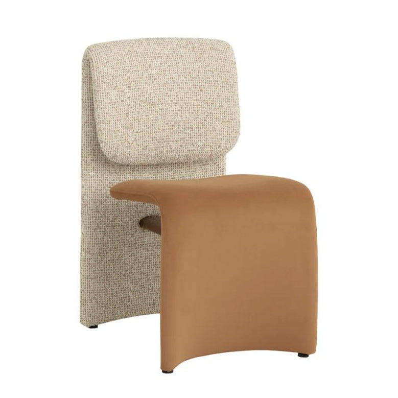 SUNPAN Dunnington Fabric Armlsss Dining Chair