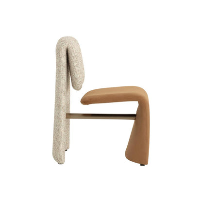 SUNPAN Dunnington Fabric Armlsss Dining Chair