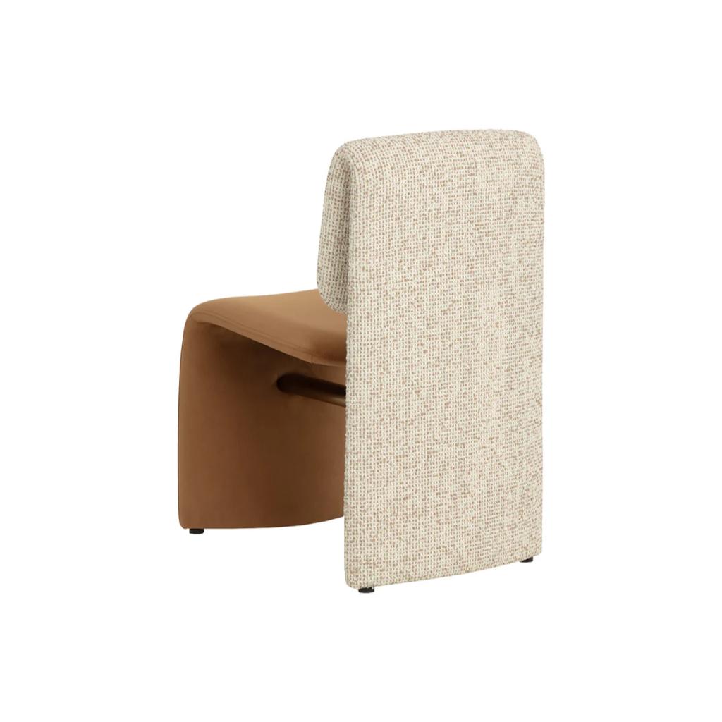 SUNPAN Dunnington Fabric Armlsss Dining Chair