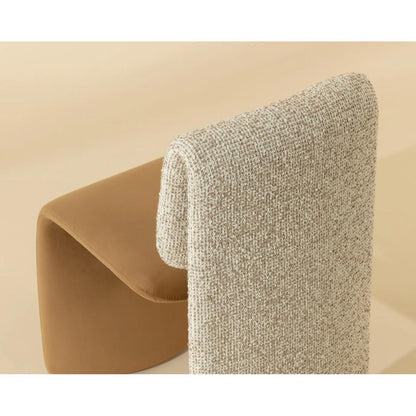 SUNPAN Dunnington Fabric Armlsss Dining Chair