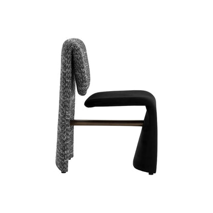 SUNPAN Dunnington Fabric Armlsss Dining Chair