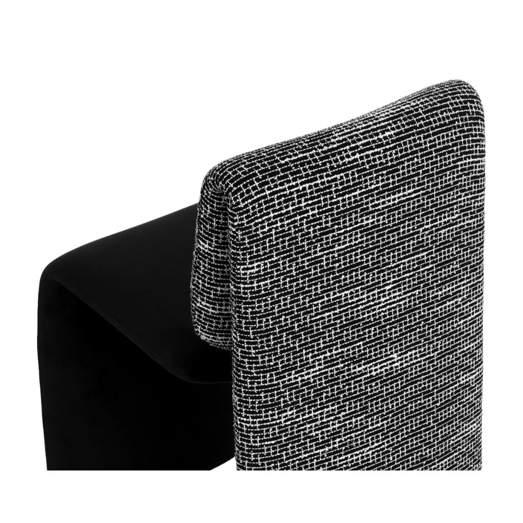 SUNPAN Dunnington Fabric Armlsss Dining Chair