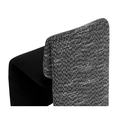 SUNPAN Dunnington Fabric Armlsss Dining Chair