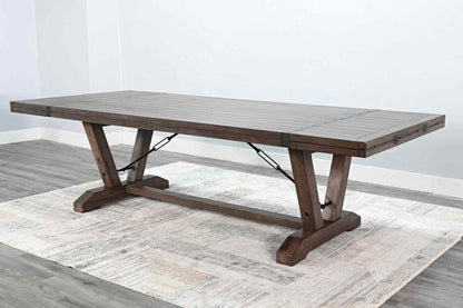 Sunny D Yellowstone Extendable Dining Table with Folding Leaves