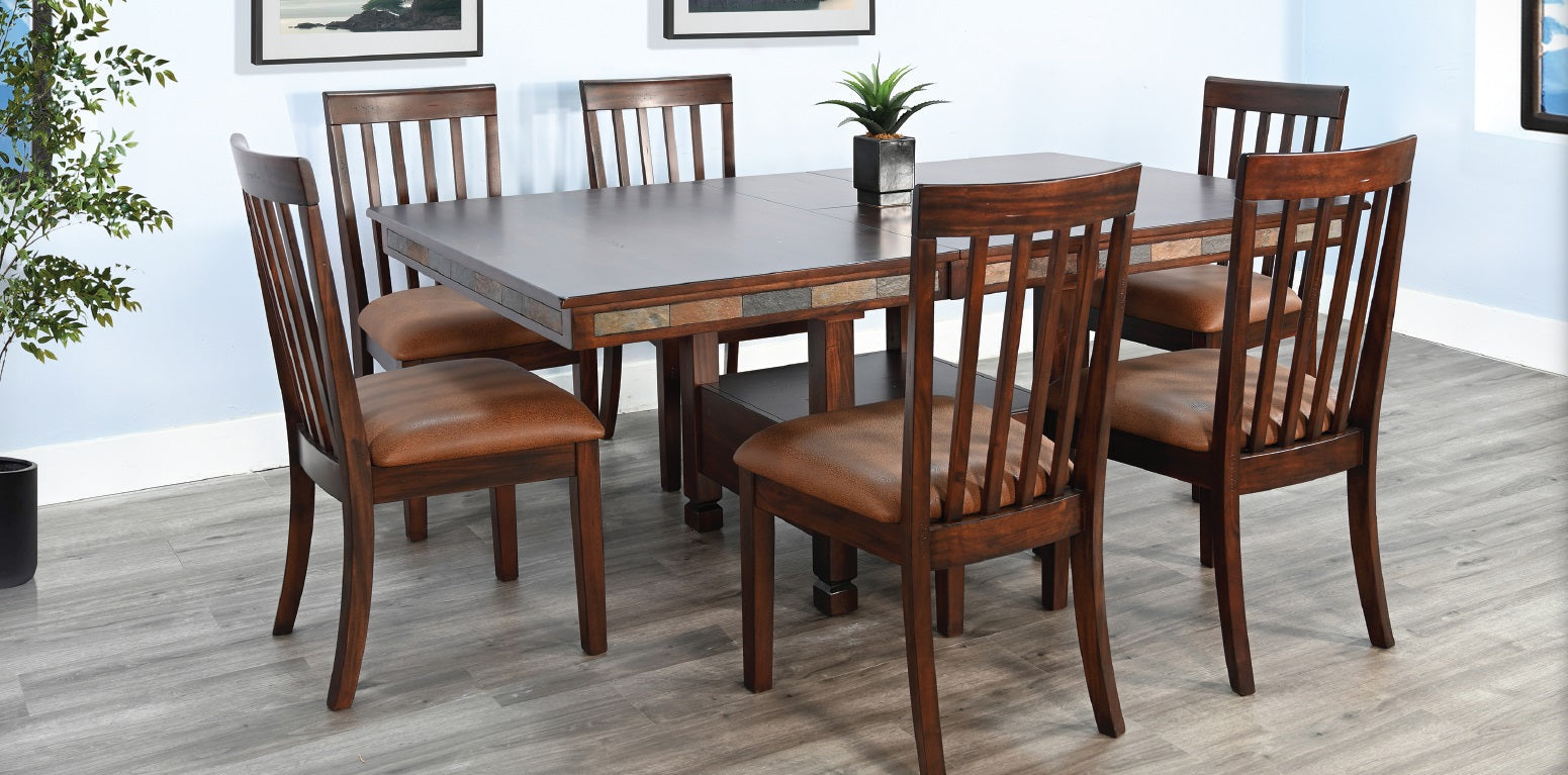 Sunny D Santa Fe Slatback Dining Chair 2PC