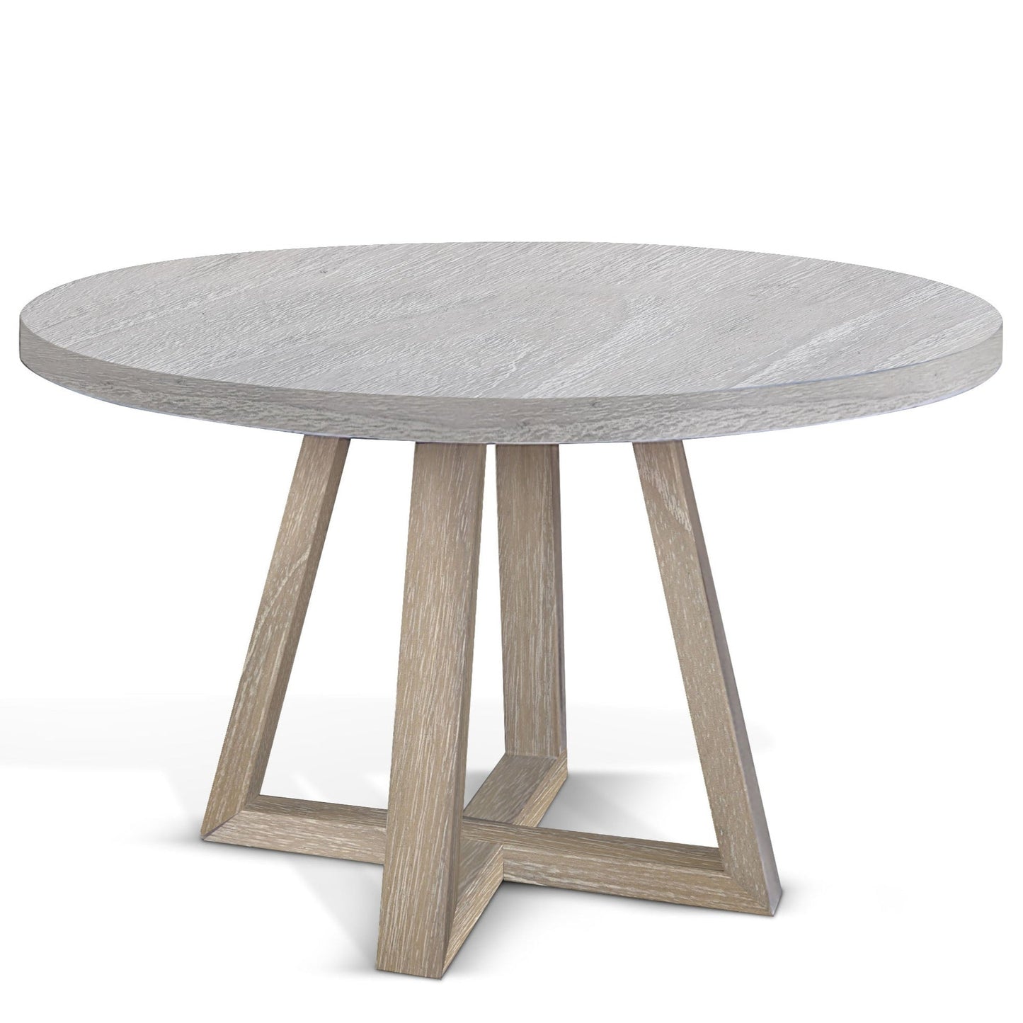 Sunny D Rowan Wooden Round Dining Table