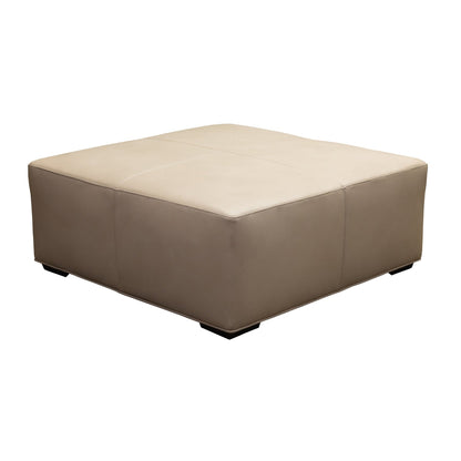 Cocktail Hour Leather Elegance Ottoman