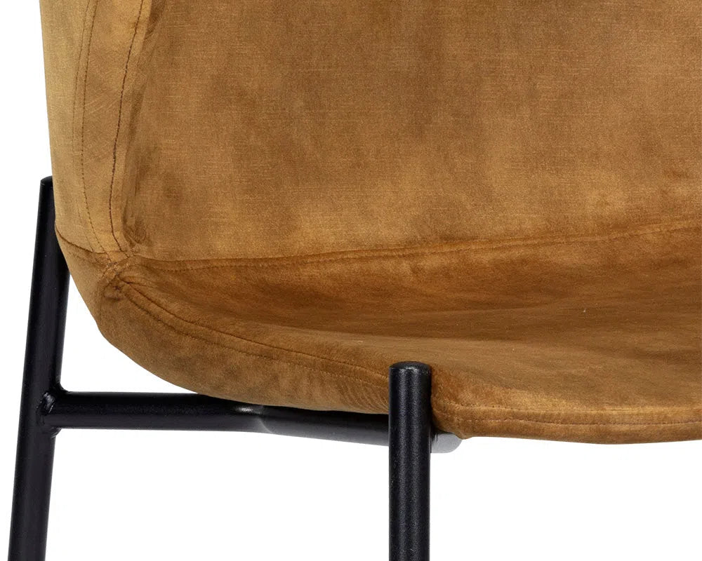 SUNPAN Eric Fabric Armless Dining Chair 2PC