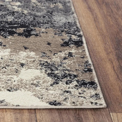 Conk Abstract Beige Kitchen Hallway Runner Rug -- beige