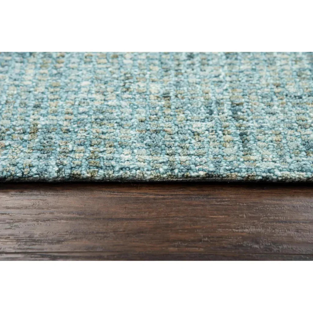 Dole Tweed Teal Large Area Rugs For Living Room - LOOMLAN - LOOMLAN - Area Rugs