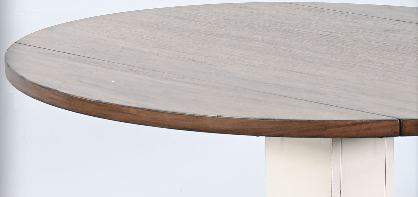 Sunny D Homestead Hills Drop Leaf Extendable Dining Table