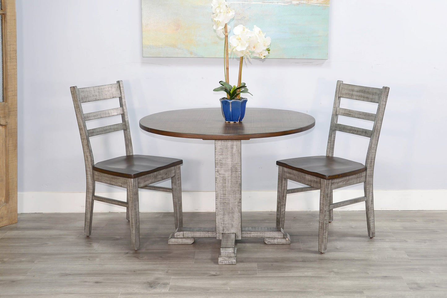 Sunny D Homestead Hills Drop Leaf Extendable Dining Table