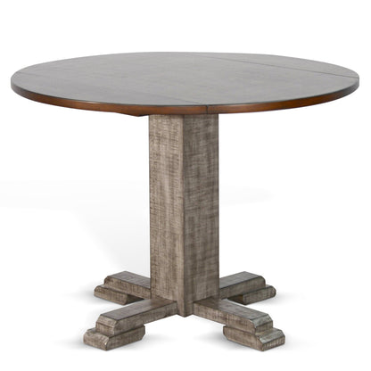 Sunny D Homestead Hills Drop Leaf Extendable Dining Table