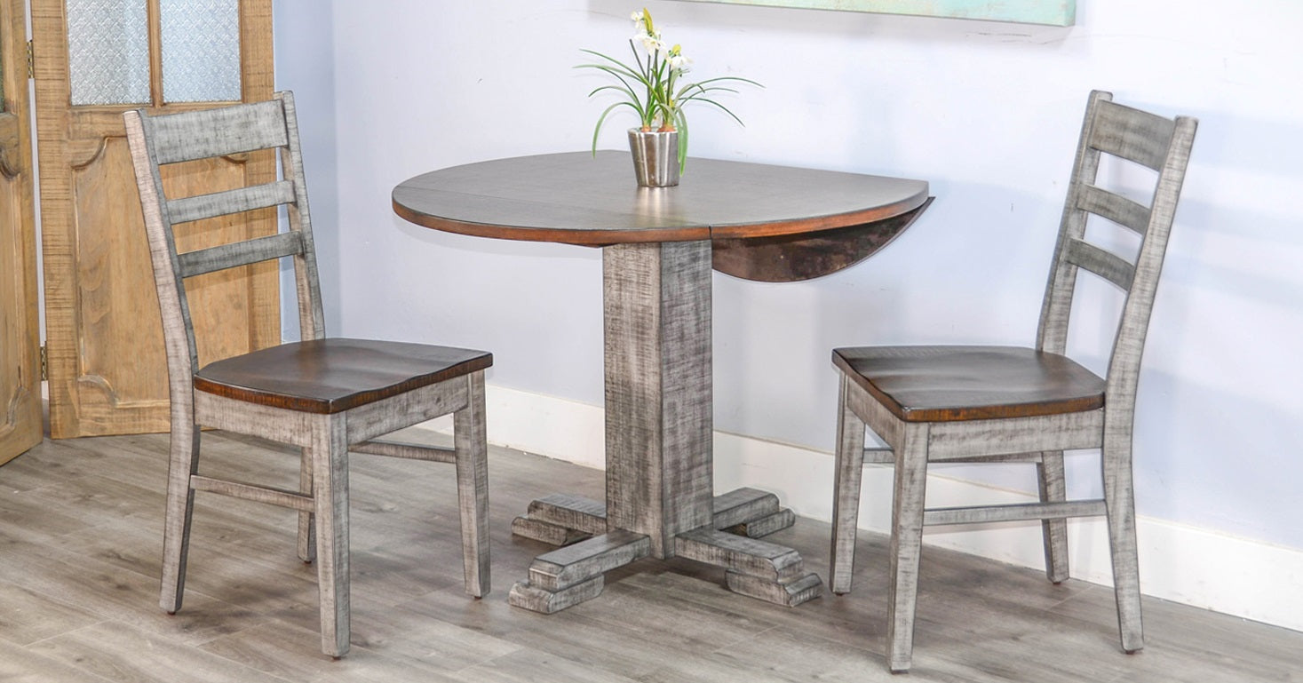 Sunny D Homestead Hills Drop Leaf Extendable Dining Table