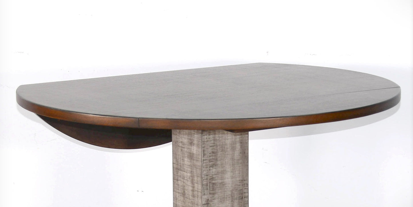 Sunny D Homestead Hills Drop Leaf Extendable Dining Table