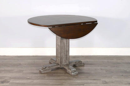 Sunny D Homestead Hills Drop Leaf Extendable Dining Table