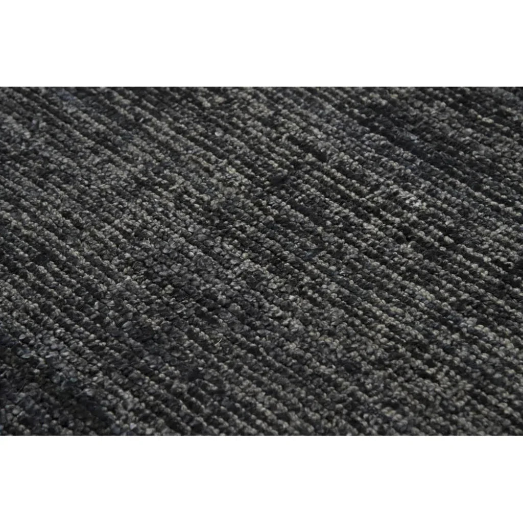 Bals Solid Charcoal Area Rugs For Living Room -- charcoal