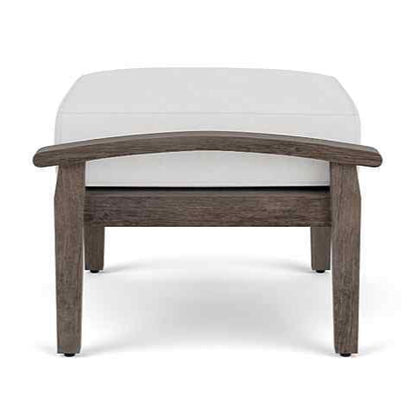 Lloyd Flanders Frontier Aluminum Outdoor Ottoman