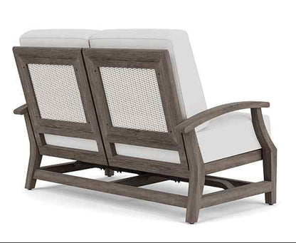 Lloyd Flanders Frontier Spring Rocker Outdoor Loveseat