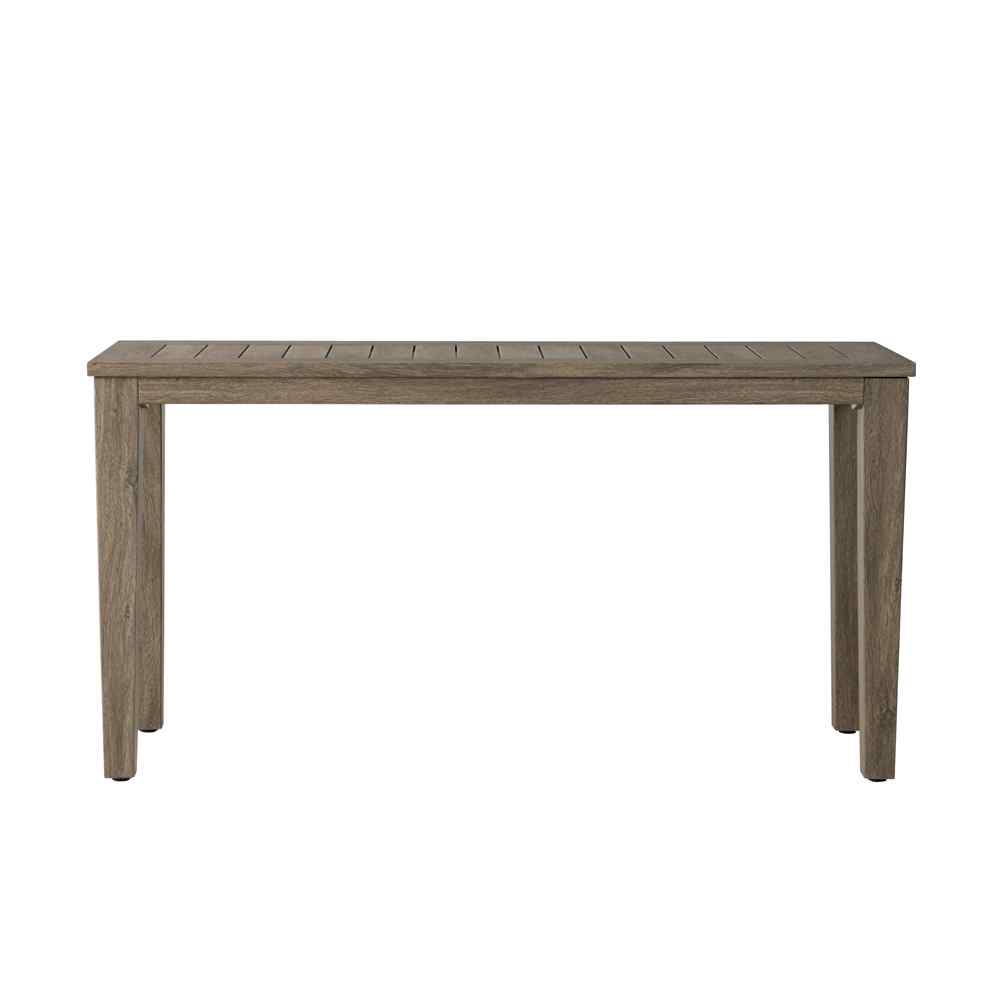 Frontier Aluminum Outdoor Console Table-Outdoor Console Tables-Lloyd Flanders-Sideboads And Things