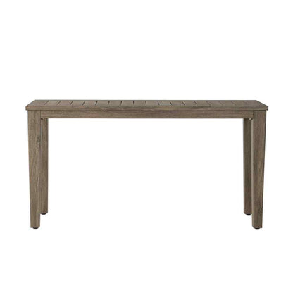 Frontier Aluminum Outdoor Console Table-Outdoor Console Tables-Lloyd Flanders-Sideboads And Things