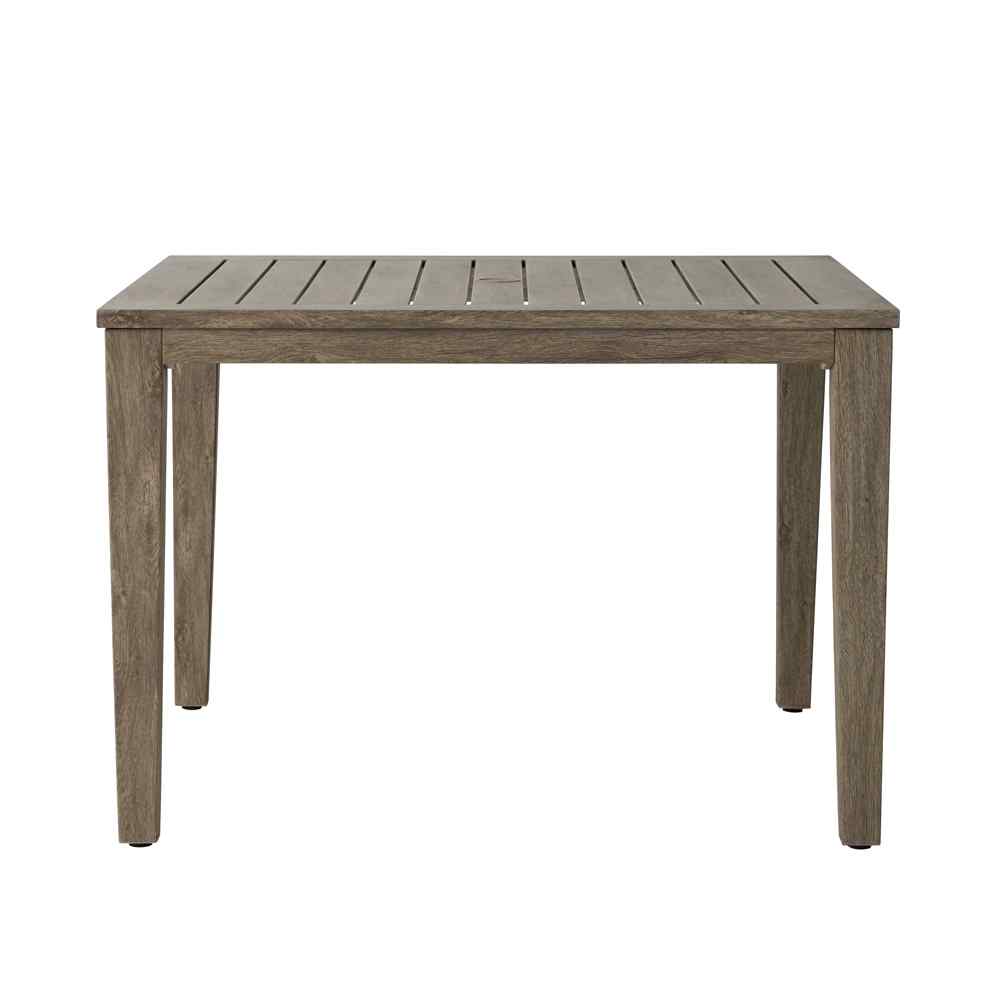 Frontier Square Umbrella Outdoor Dining Table-Outdoor Dining Tables-Lloyd Flanders-Sideboads And Things