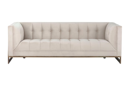 Ekon Fabric Upholstered Streamlined Sofa