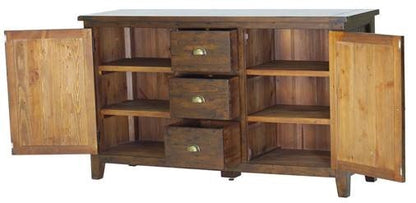 LH Home Irish Coast Three Drawers Wood Sideboard