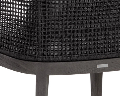 Capri Fabric Outdoor Dining Armchair