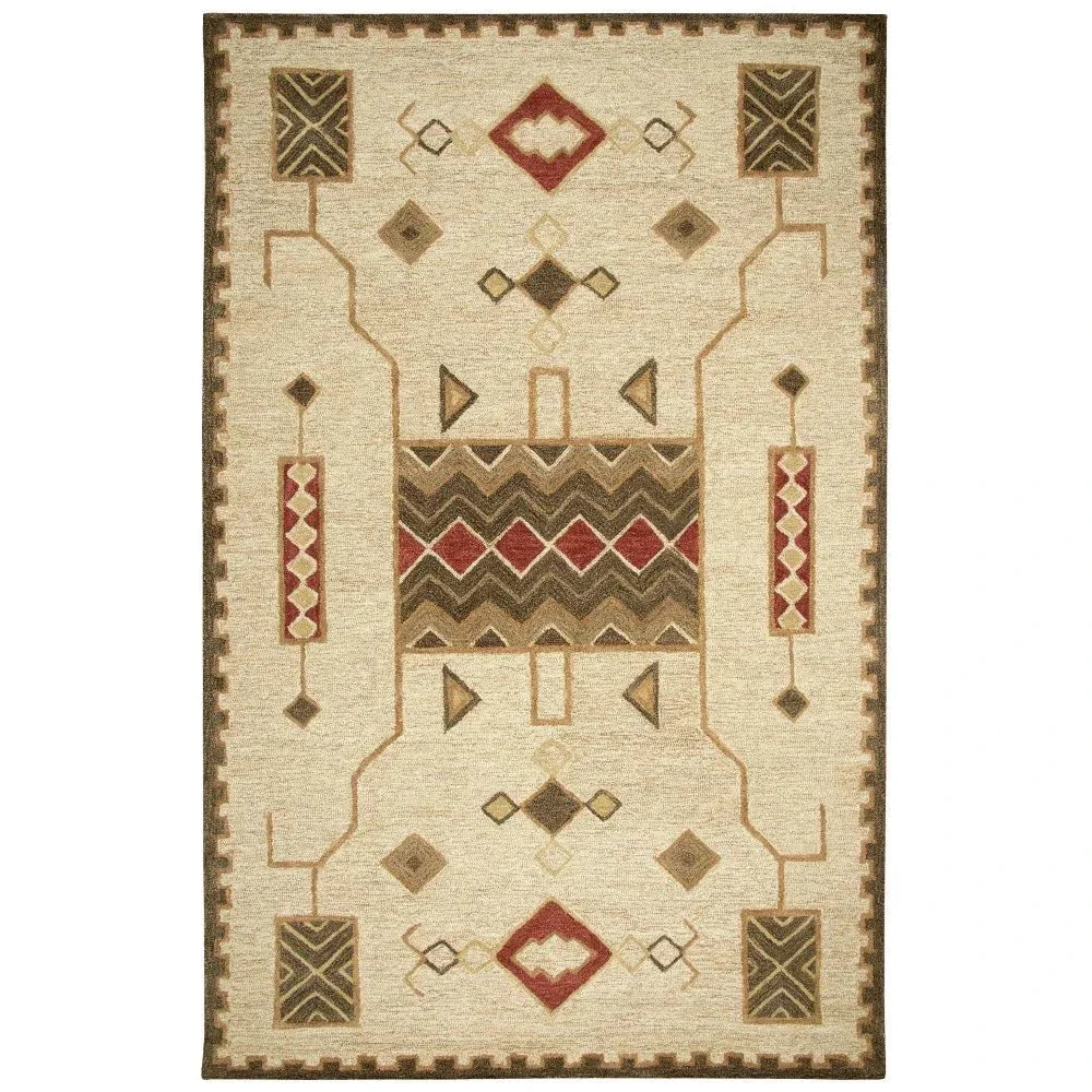 Barb Tribal Gold Large Area Rugs For Living Room
