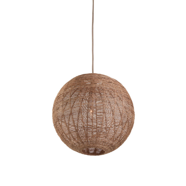 Teague Handcrafted Woven Raffia Pendant