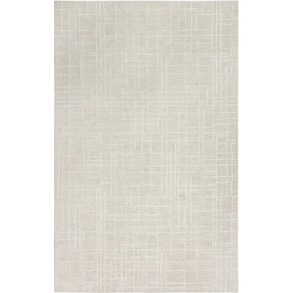 Babi Geometric Light Beige Area Rugs For Living Room