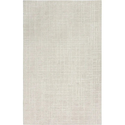 Babi Geometric Light Beige Area Rugs For Living Room
