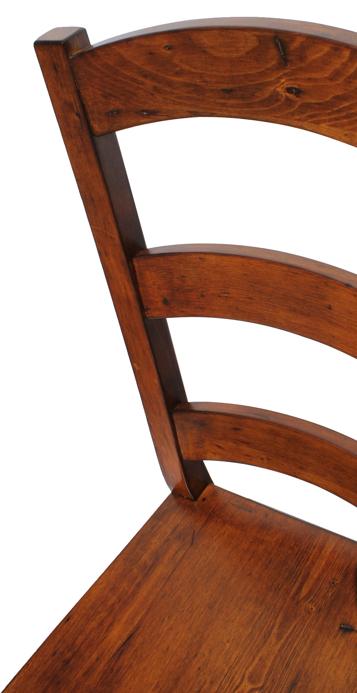 LH Home Irish Coast Ladder Back Wooden Dining Chair 2PC