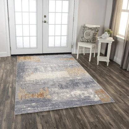 Desk Abstract Gray Large Area Rugs For Living Room -- gray