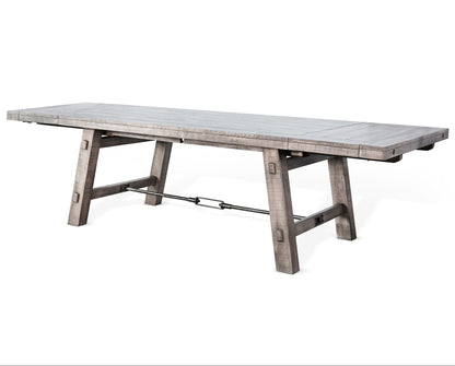 Sunny D Alpine Extendable Dining Table with Turnbuckle